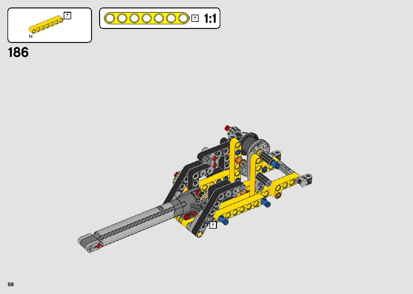 Mobile Crane 42108 LEGO information LEGO instructions 98 page