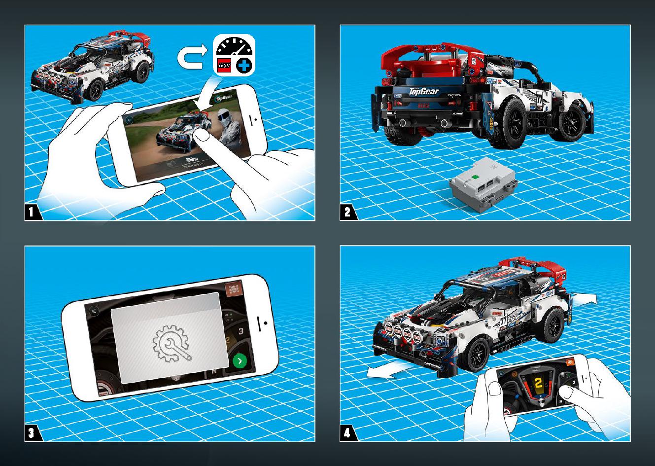 App-Controlled Top Gear Rally Car 42109 LEGO information LEGO instructions 114 page