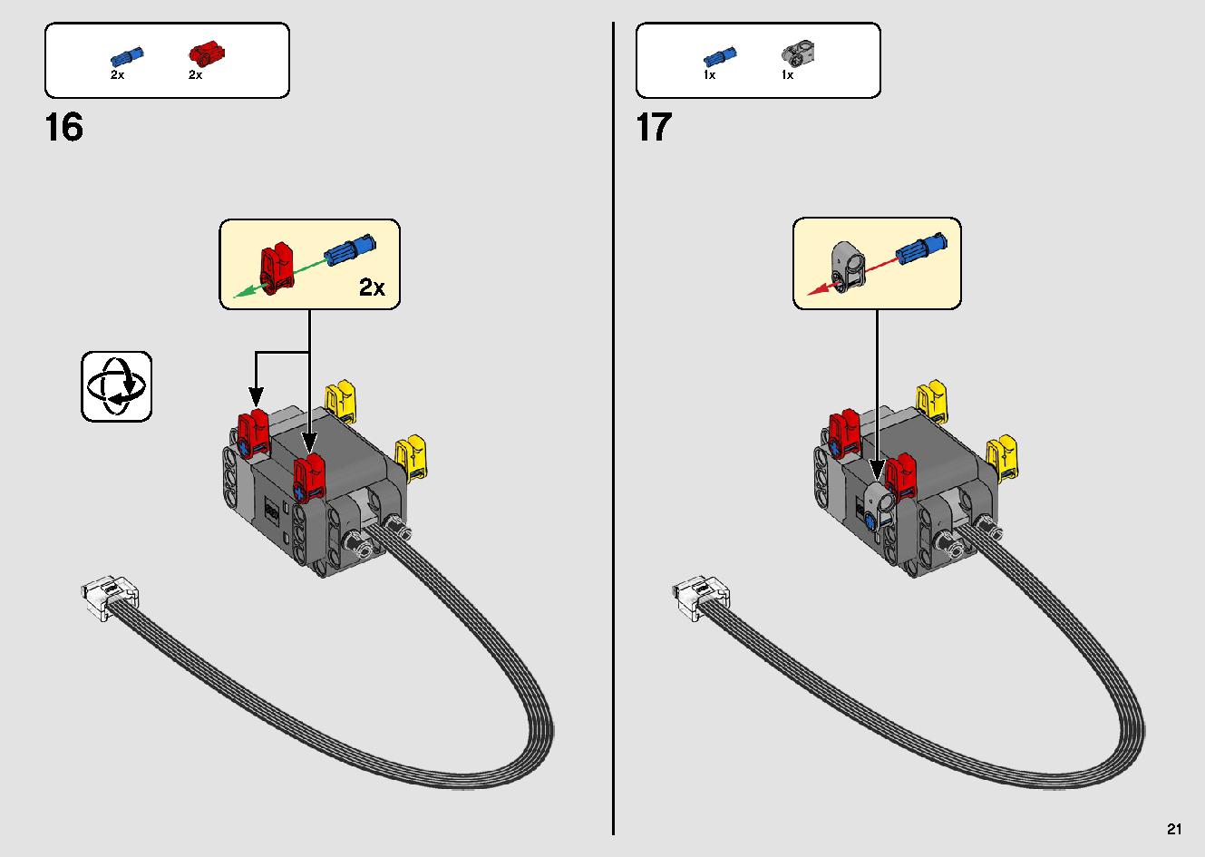 トップギア・ラリーカー（アプリコントロール） 42109 レゴの商品情報 レゴの説明書・組立方法 21 page