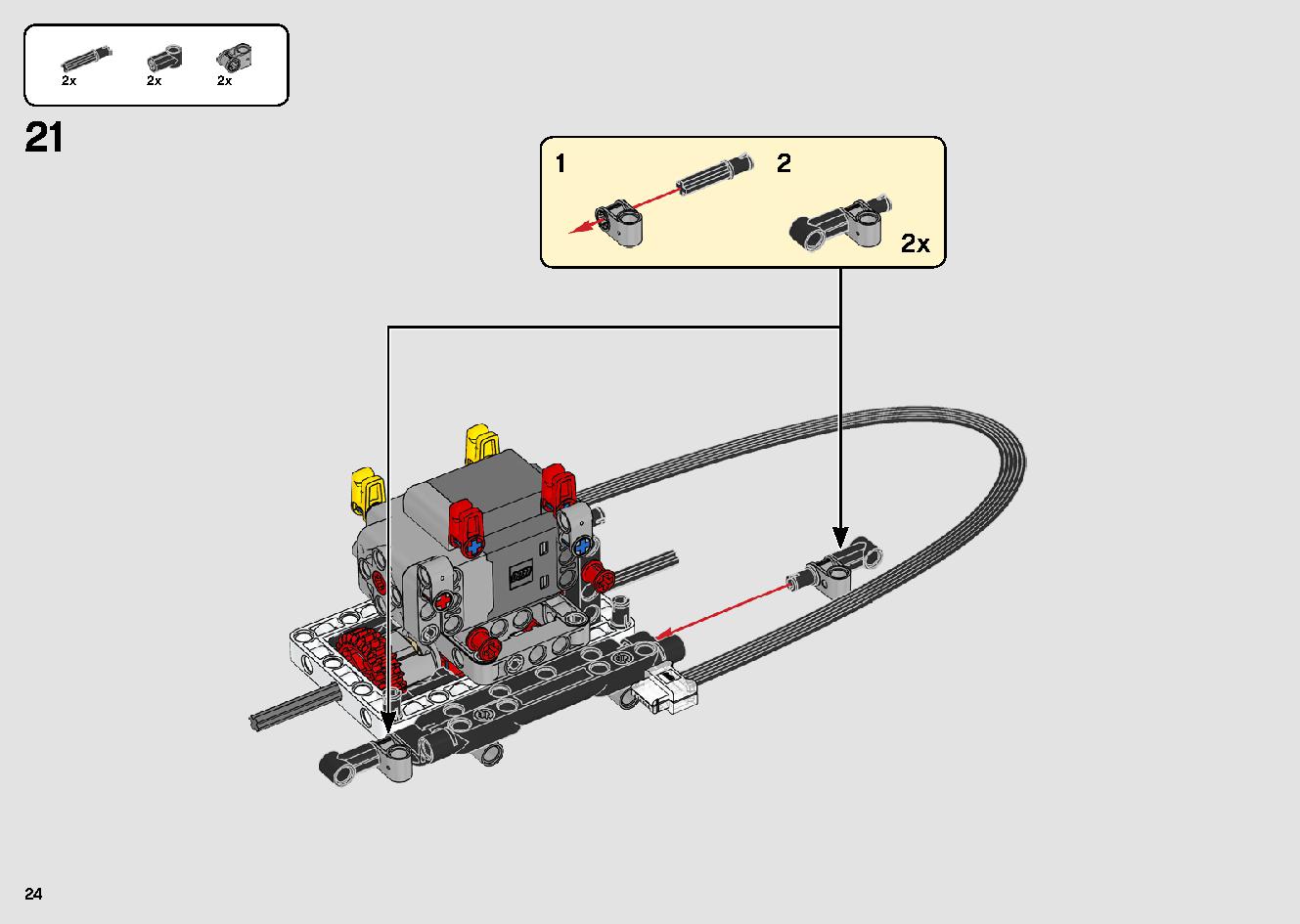 トップギア・ラリーカー（アプリコントロール） 42109 レゴの商品情報 レゴの説明書・組立方法 24 page
