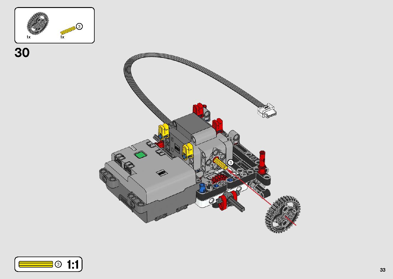 トップギア・ラリーカー（アプリコントロール） 42109 レゴの商品情報 レゴの説明書・組立方法 33 page