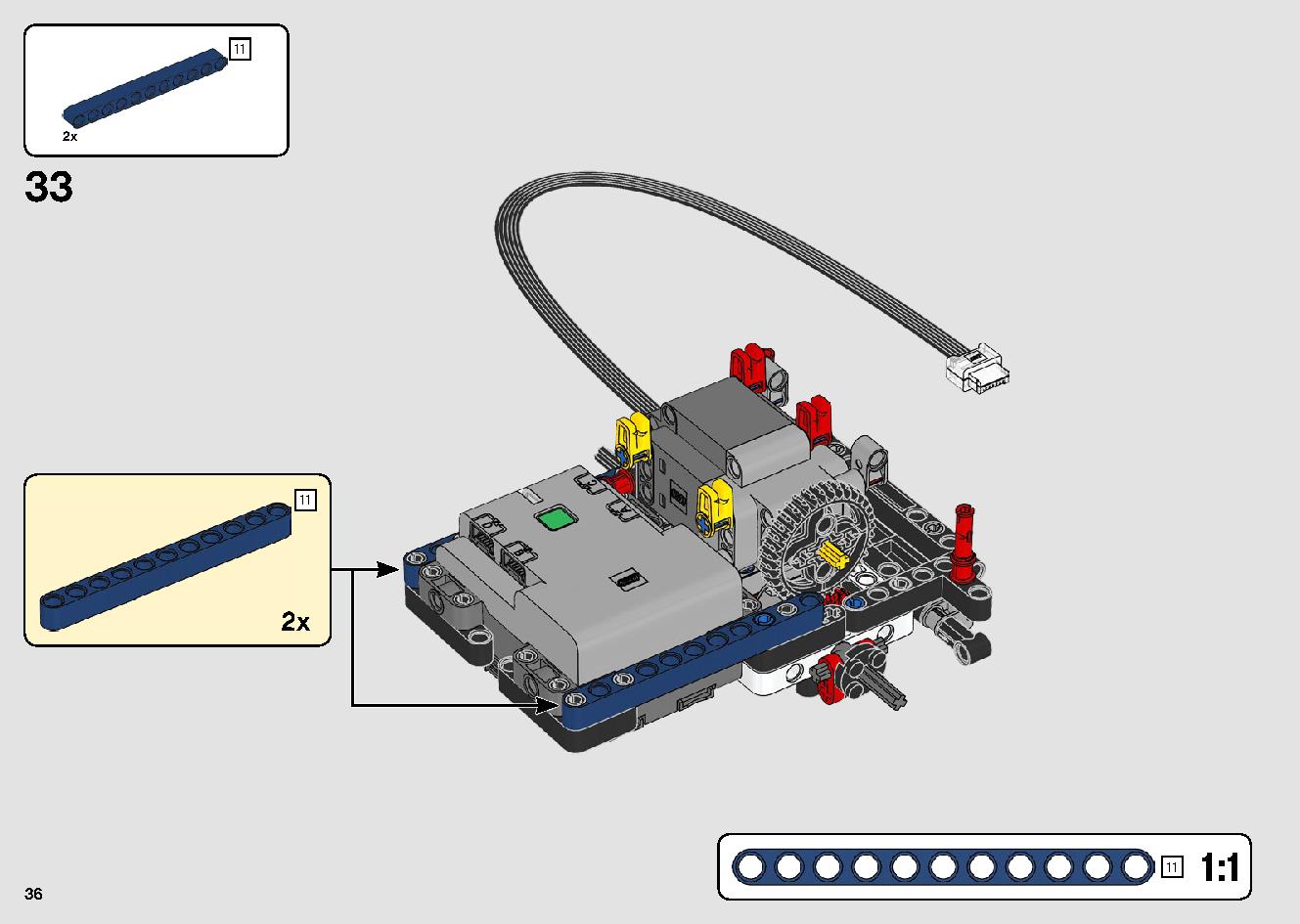 トップギア・ラリーカー（アプリコントロール） 42109 レゴの商品情報 レゴの説明書・組立方法 36 page