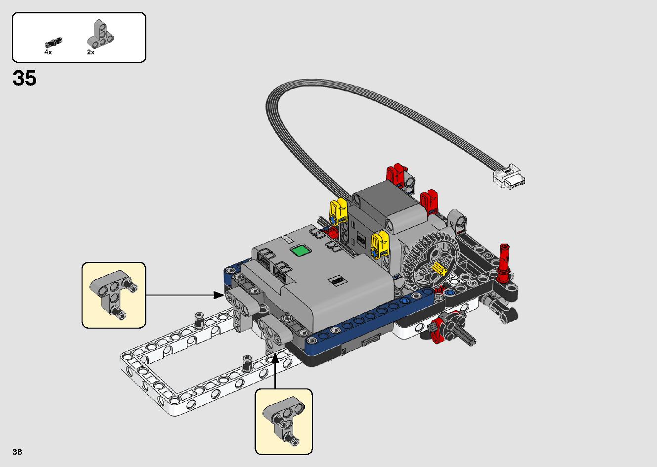 トップギア・ラリーカー（アプリコントロール） 42109 レゴの商品情報 レゴの説明書・組立方法 38 page
