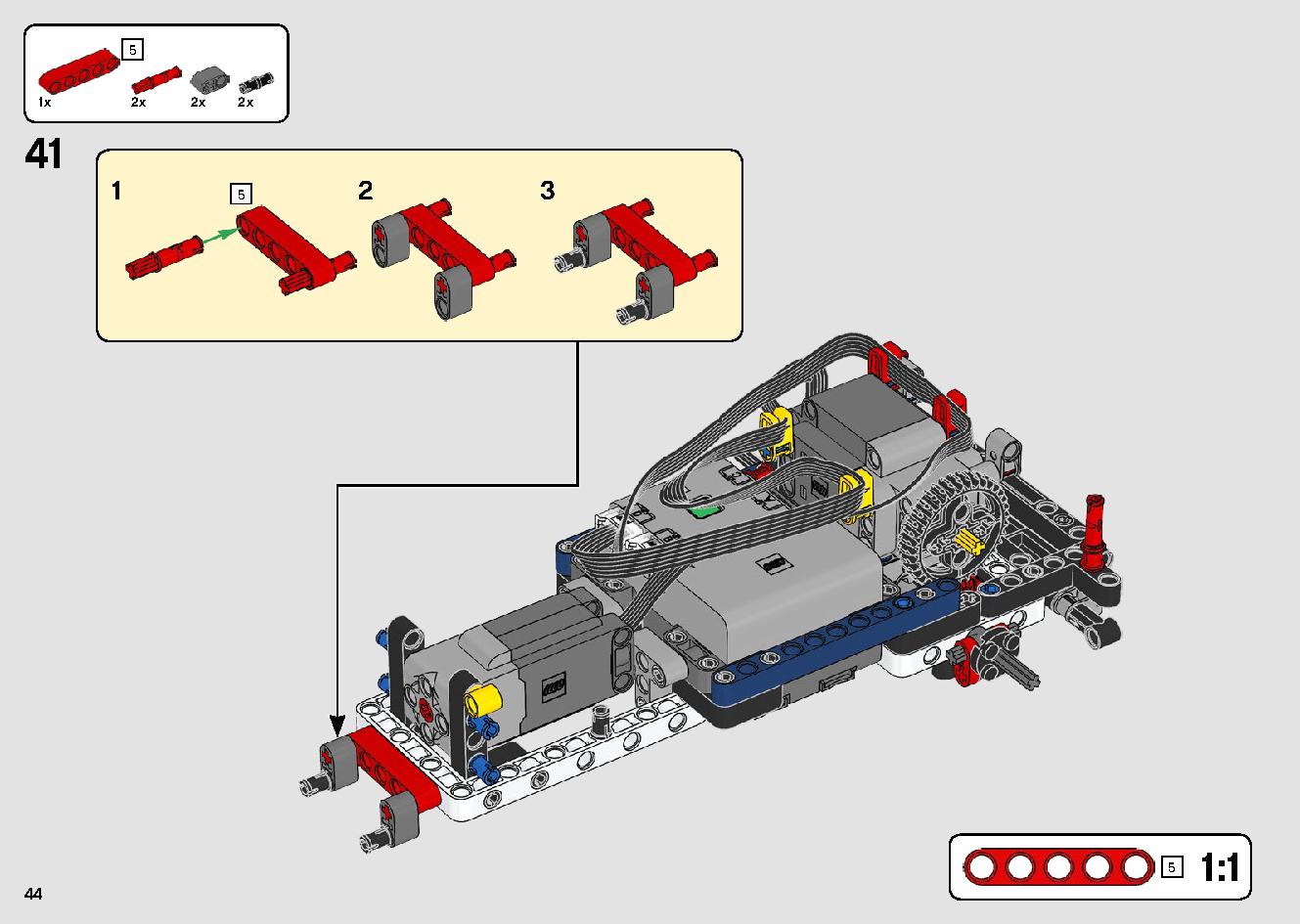 トップギア・ラリーカー（アプリコントロール） 42109 レゴの商品情報 レゴの説明書・組立方法 44 page