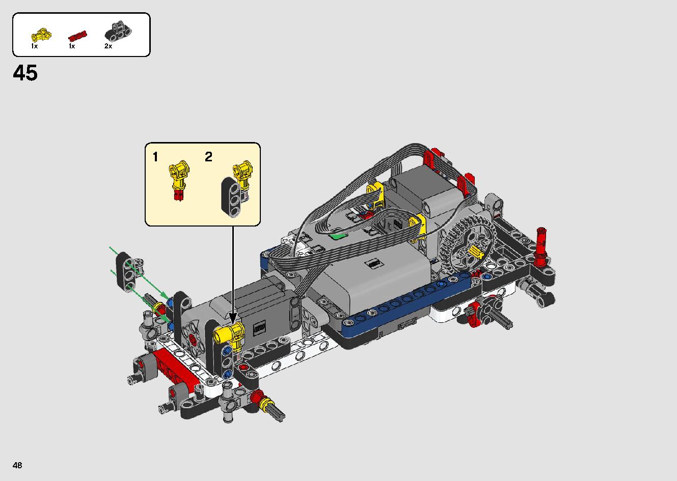 トップギア・ラリーカー（アプリコントロール） 42109 レゴの商品情報 レゴの説明書・組立方法 48 page