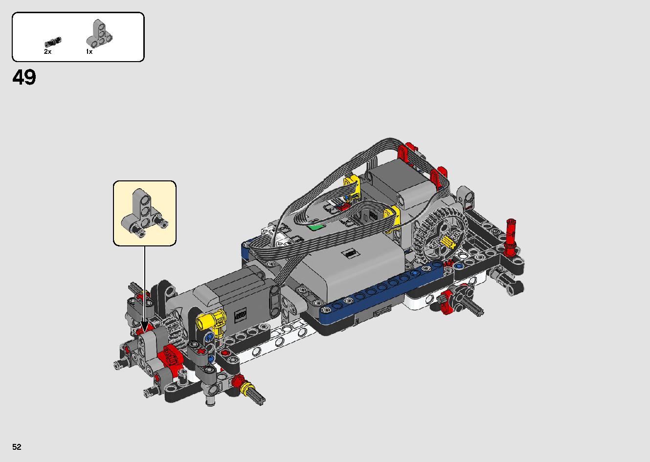 トップギア・ラリーカー（アプリコントロール） 42109 レゴの商品情報 レゴの説明書・組立方法 52 page
