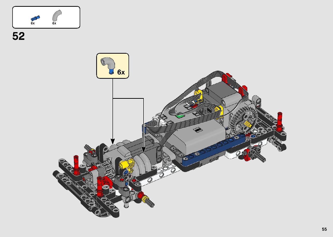 トップギア・ラリーカー（アプリコントロール） 42109 レゴの商品情報 レゴの説明書・組立方法 55 page