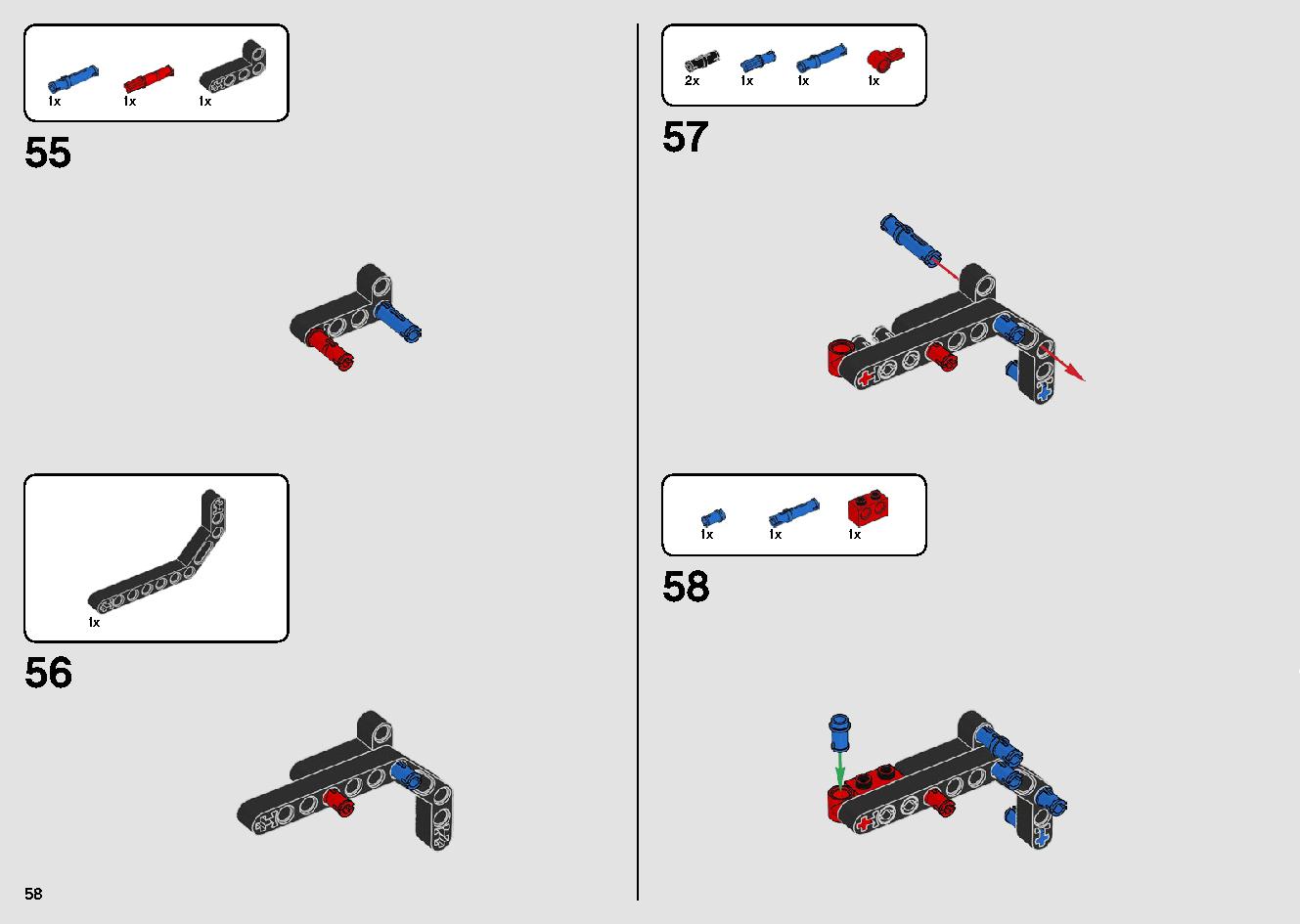 トップギア・ラリーカー（アプリコントロール） 42109 レゴの商品情報 レゴの説明書・組立方法 58 page