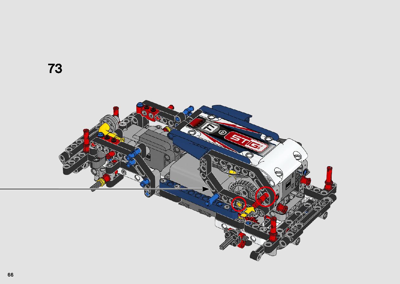 App-Controlled Top Gear Rally Car 42109 LEGO information LEGO instructions 66 page