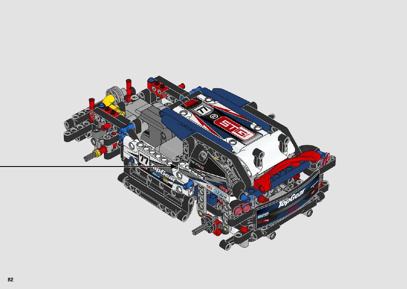 App-Controlled Top Gear Rally Car 42109 LEGO information LEGO instructions 82 page