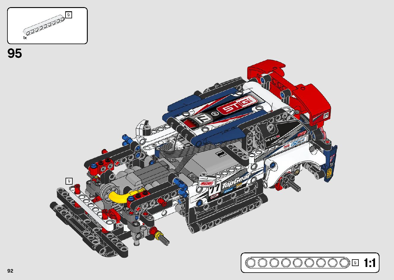 App-Controlled Top Gear Rally Car 42109 LEGO information LEGO instructions 92 page