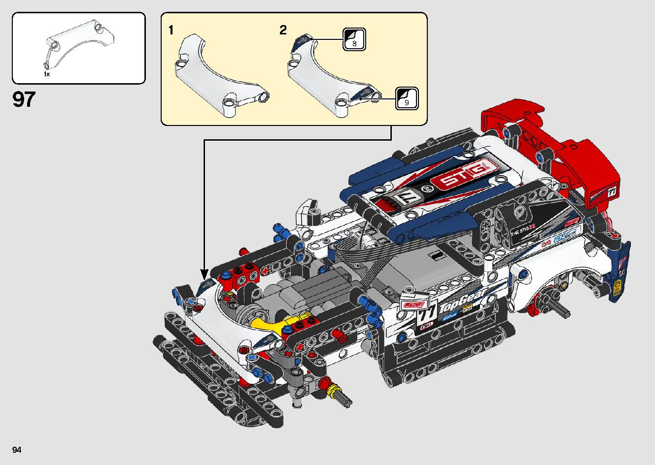 App-Controlled Top Gear Rally Car 42109 LEGO information LEGO instructions 94 page