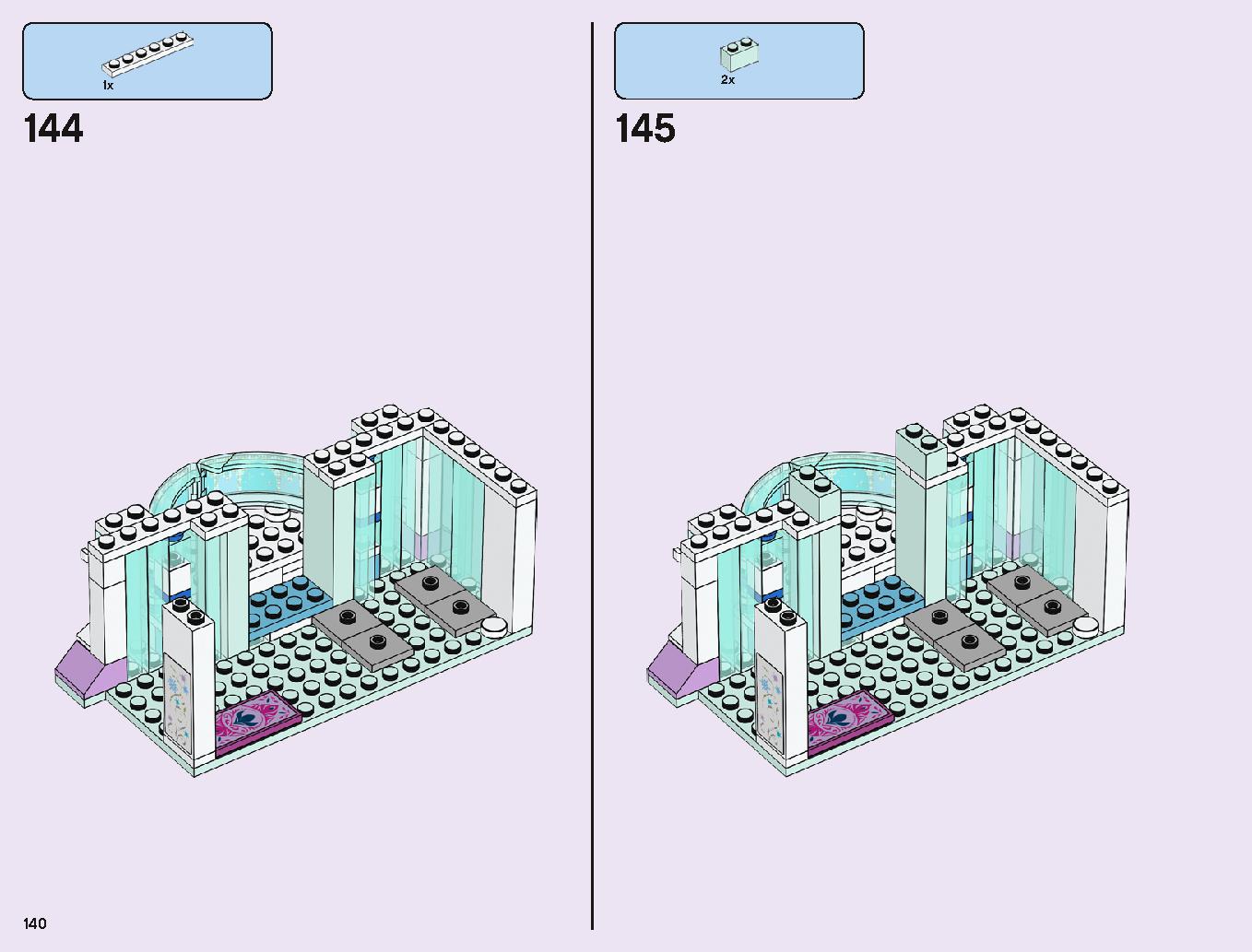 Elsa's Magical Ice Palace 43172 LEGO information LEGO instructions 140 page