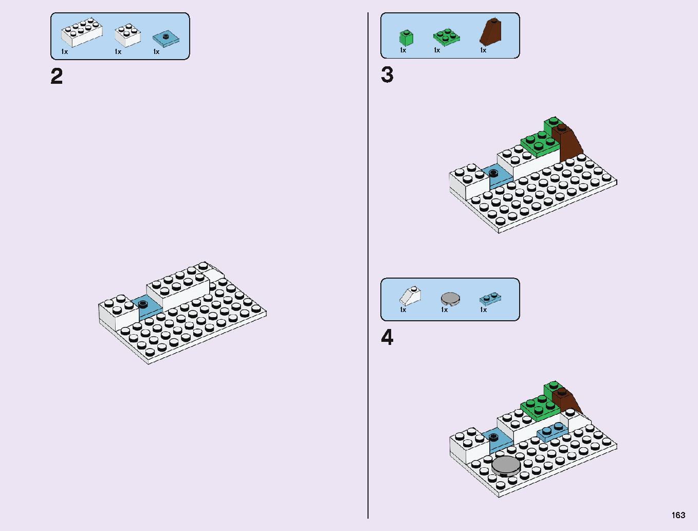 Elsa's Magical Ice Palace 43172 LEGO information LEGO instructions 163 page