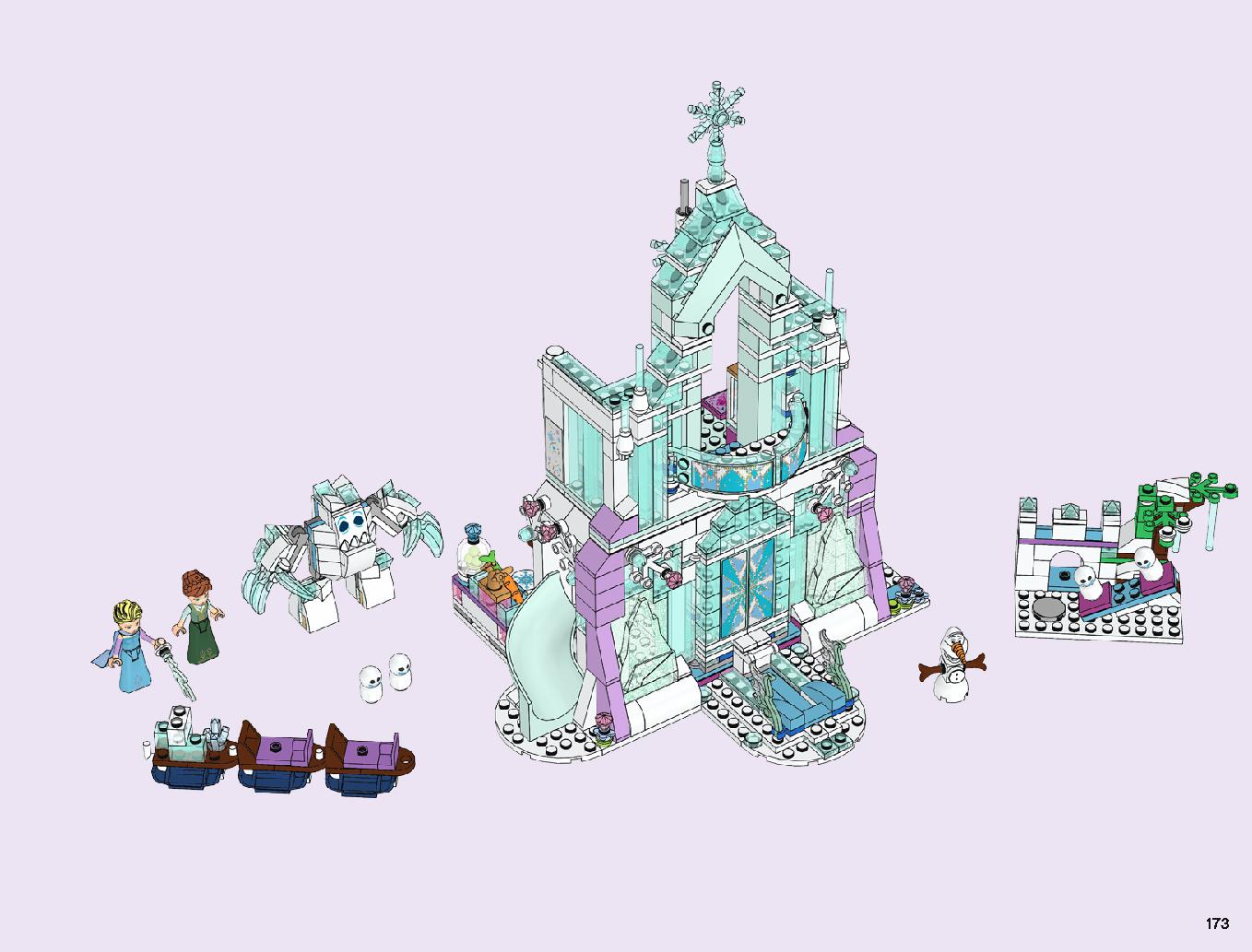 Elsa's Magical Ice Palace 43172 LEGO information LEGO instructions 173 page