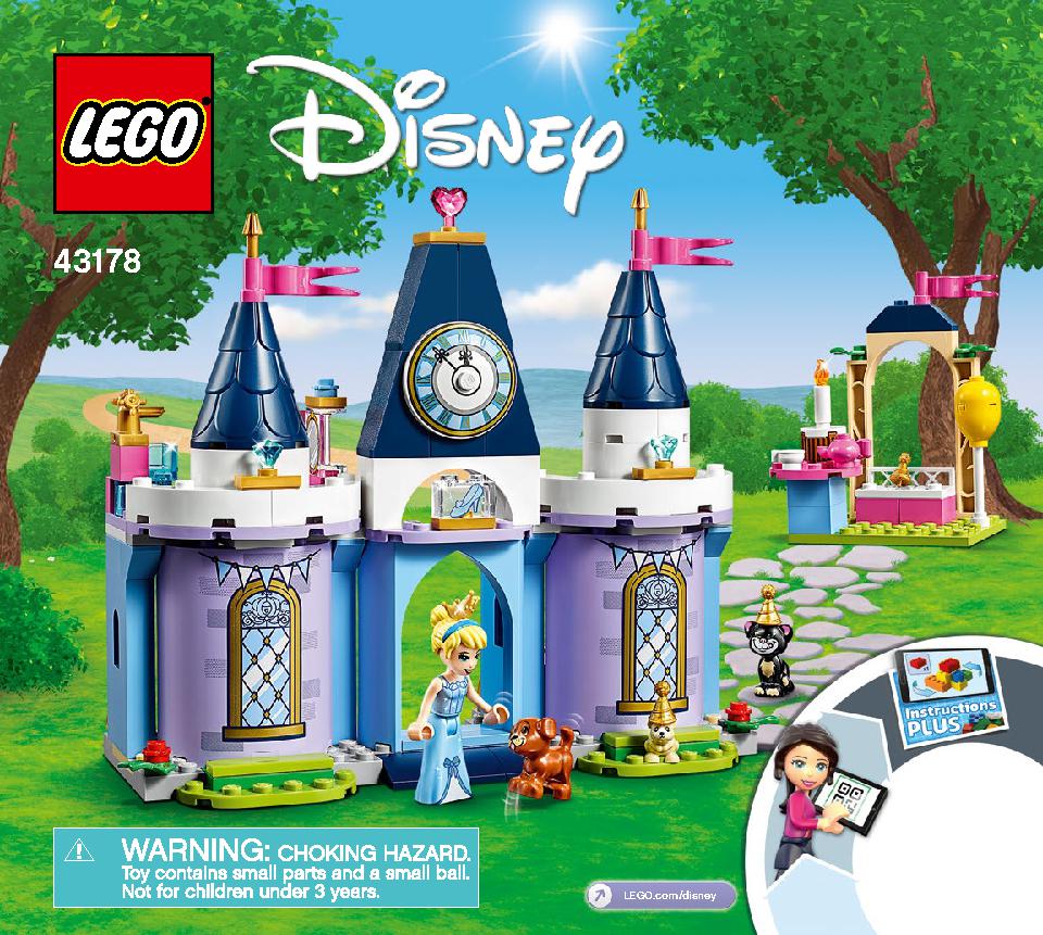 Cinderella's Castle Celebration 43178 LEGO information LEGO instructions 1 page