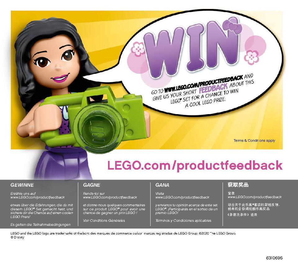 Cinderella's Castle Celebration 43178 LEGO information LEGO instructions 100 page