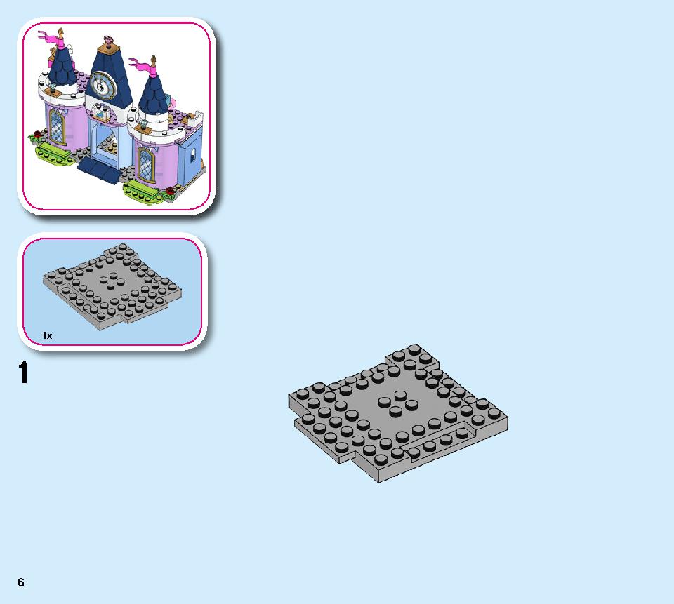 Cinderella's Castle Celebration 43178 LEGO information LEGO instructions 6 page