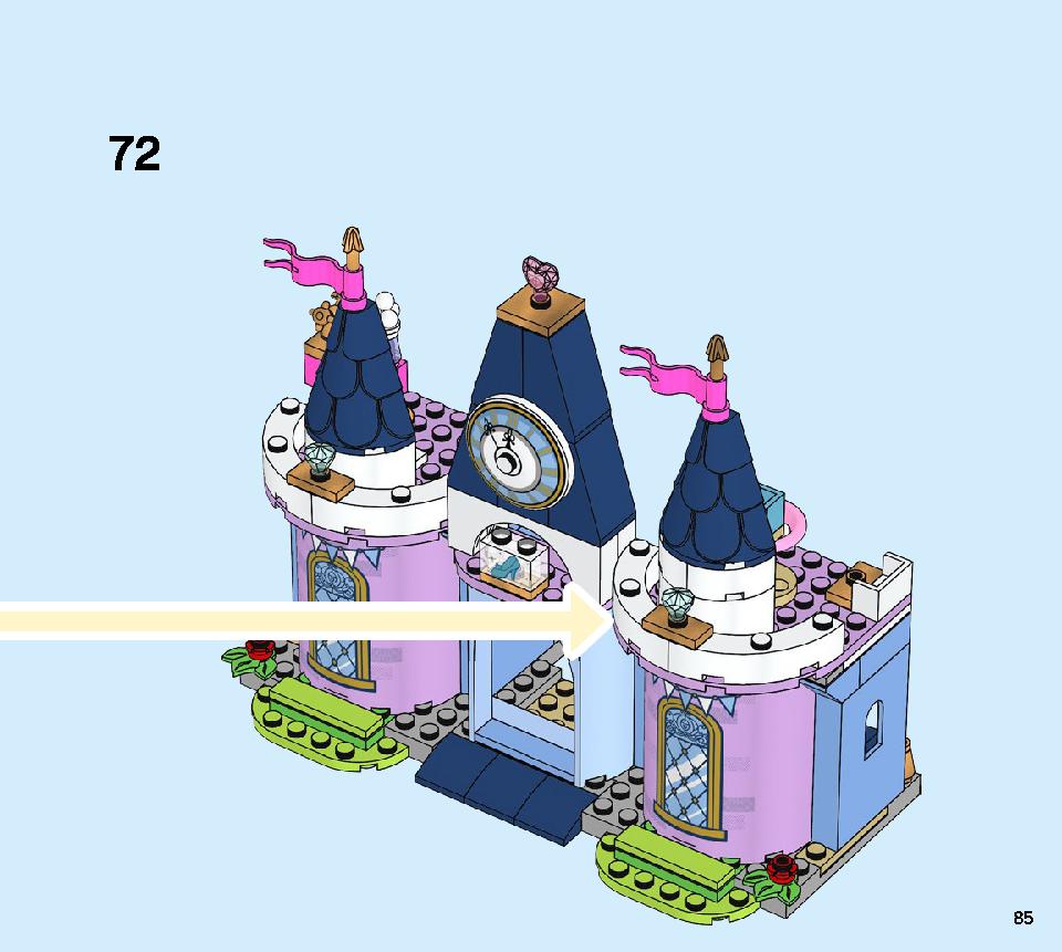 Cinderella's Castle Celebration 43178 LEGO information LEGO instructions 85 page