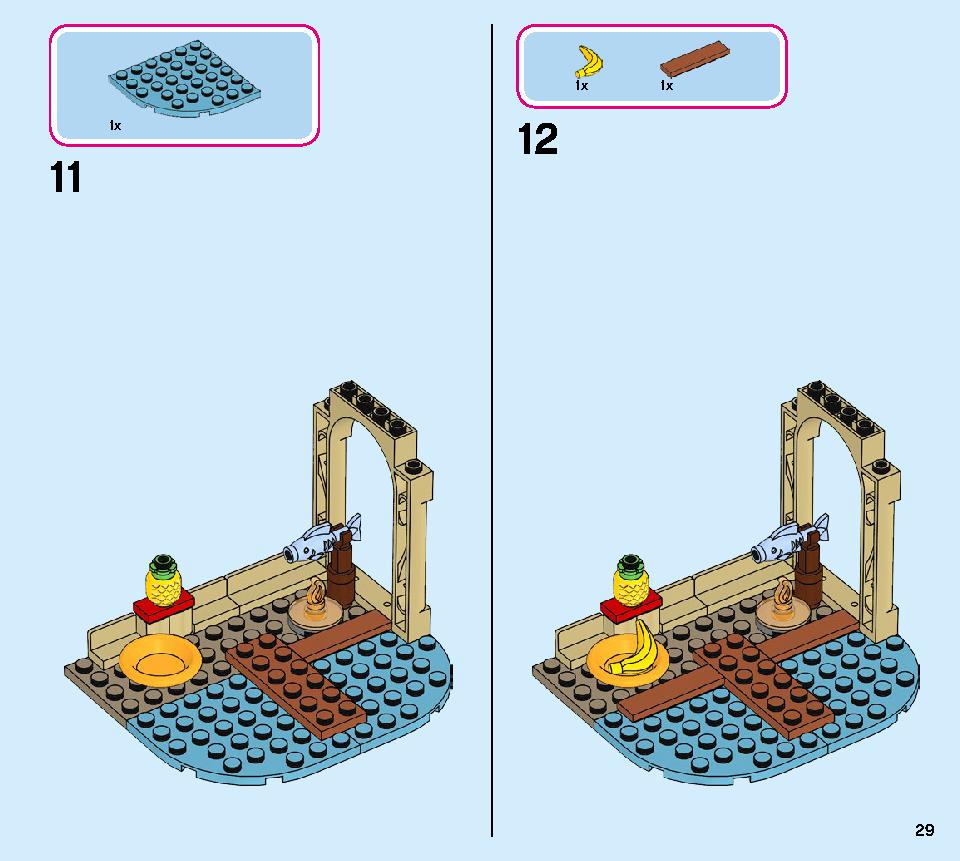 Moana's Island Home 43183 レゴの商品情報 レゴの説明書・組立方法 29 page
