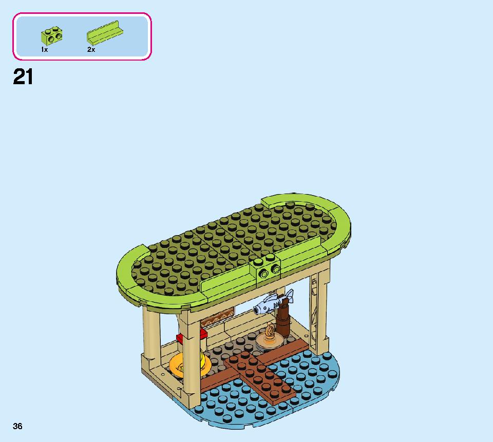 Moana's Island Home 43183 レゴの商品情報 レゴの説明書・組立方法 36 page
