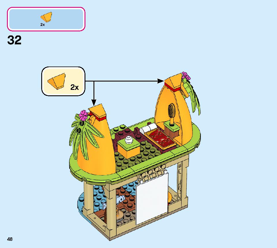 Moana's Island Home 43183 レゴの商品情報 レゴの説明書・組立方法 48 page