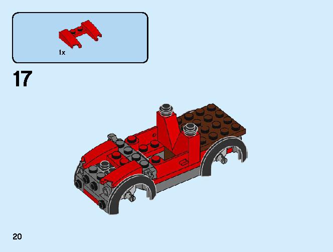 ポリス　ヘリコプターの追跡 60243 レゴの商品情報 レゴの説明書・組立方法 20 page