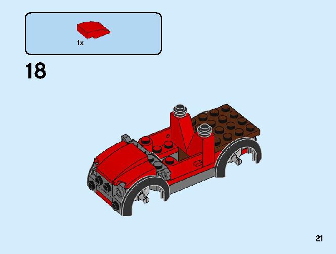 Police Helicopter Chase 60243 LEGO information LEGO instructions 21 page