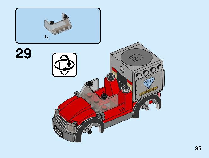 ポリス　ヘリコプターの追跡 60243 レゴの商品情報 レゴの説明書・組立方法 35 page