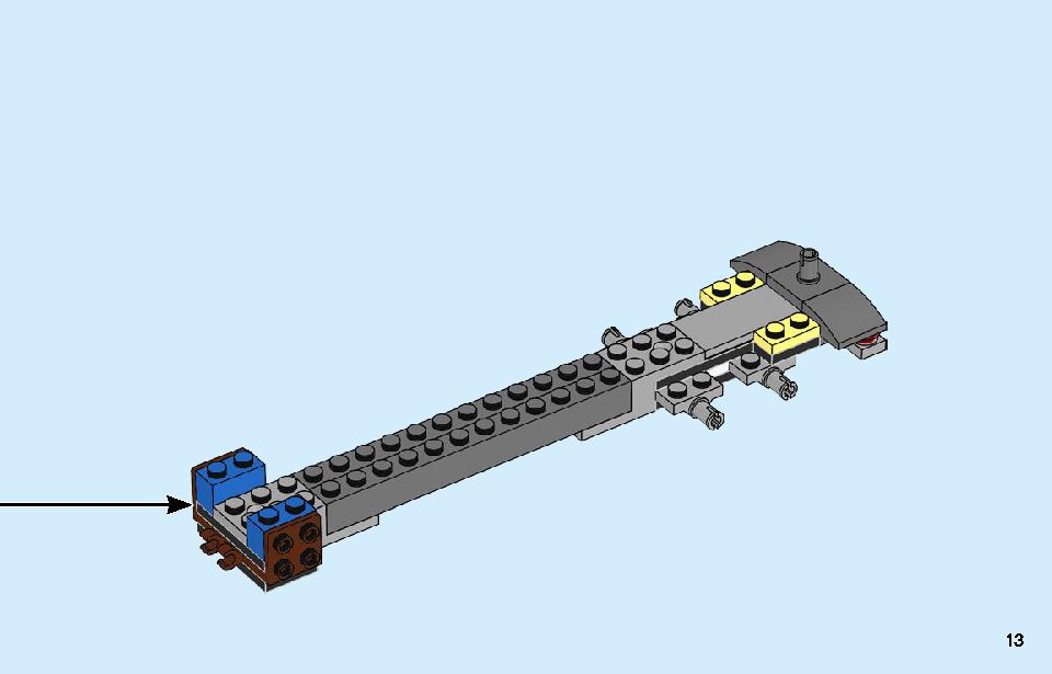 Police Helicopter Transport 60244 LEGO information LEGO instructions 13 page