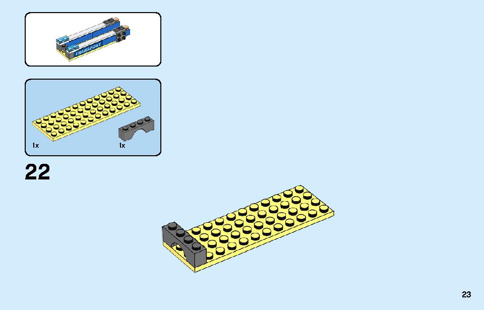 Police Helicopter Transport 60244 LEGO information LEGO instructions 23 page