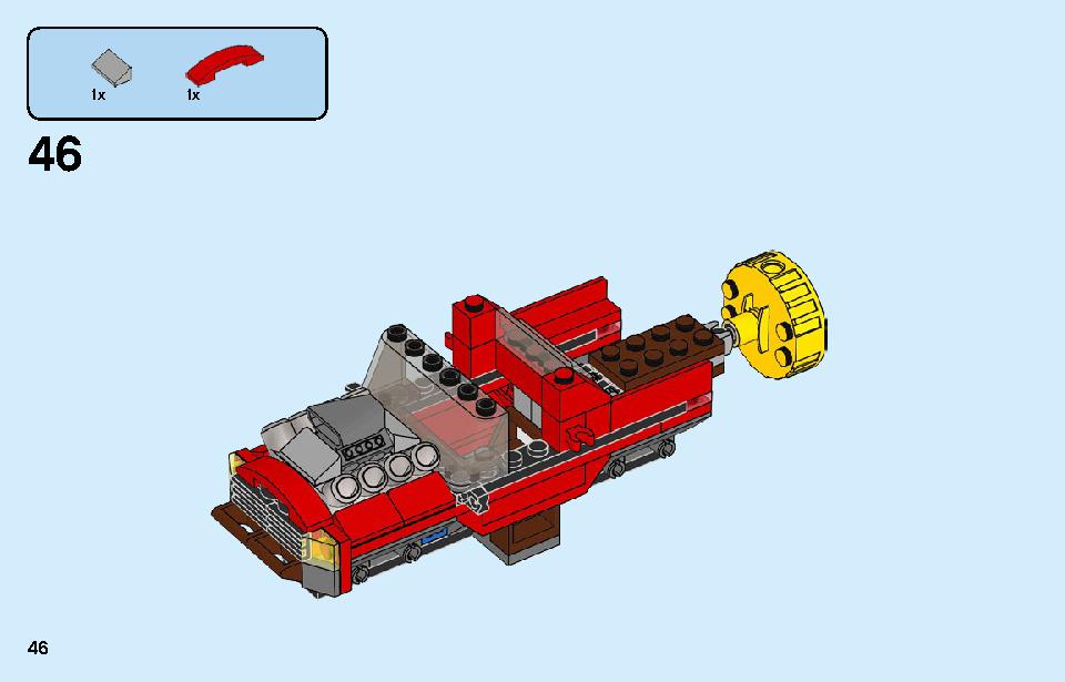 ポリス モンスタートラック強盗 60245 レゴの商品情報 レゴの説明書・組立方法 46 page
