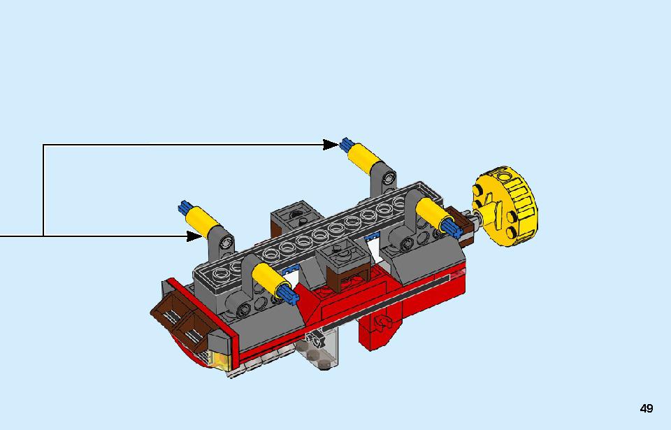 ポリス モンスタートラック強盗 60245 レゴの商品情報 レゴの説明書・組立方法 49 page