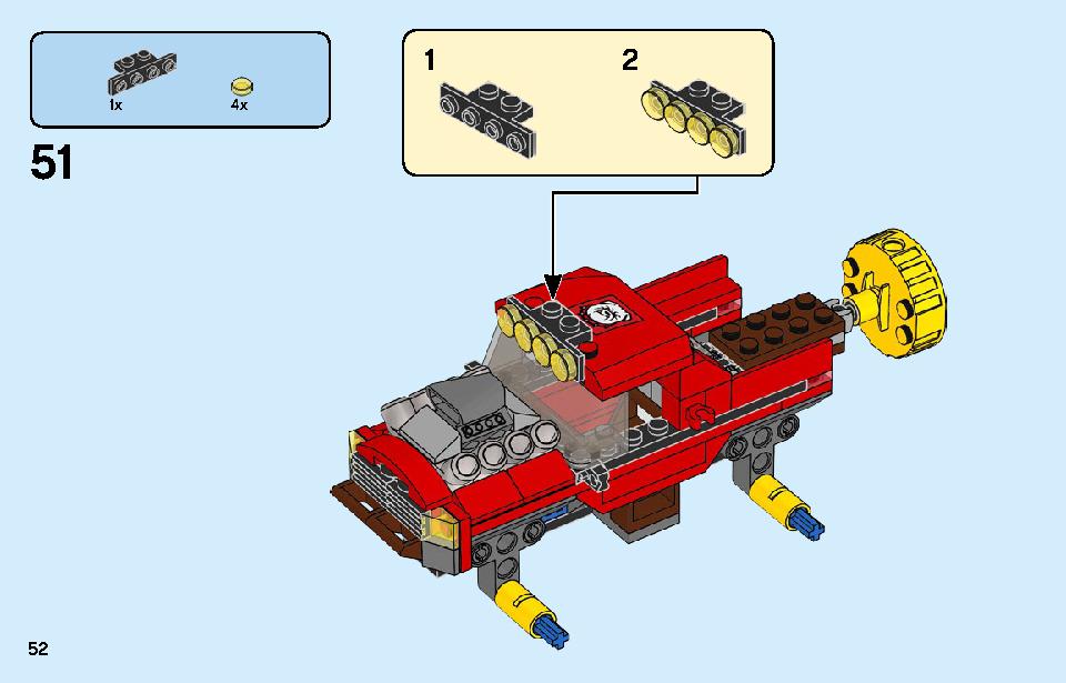 ポリス モンスタートラック強盗 60245 レゴの商品情報 レゴの説明書・組立方法 52 page