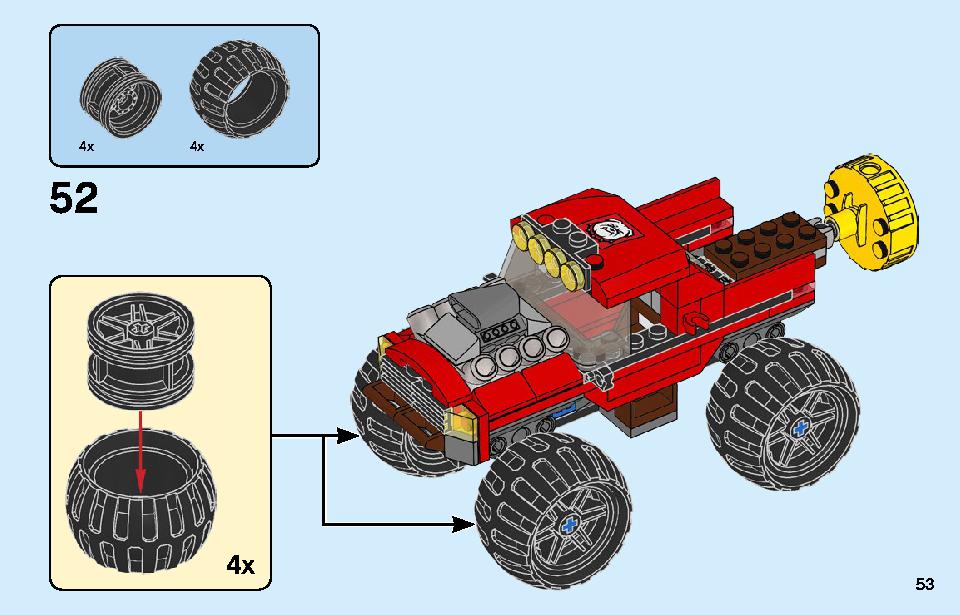 Police Monster Truck Heist 60245 LEGO information LEGO instructions 53 page