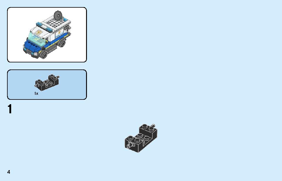 Police Monster Truck Heist 60245 LEGO information LEGO instructions 4 page