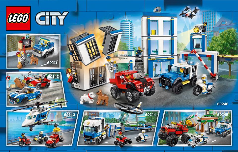 Police Monster Truck Heist 60245 LEGO information LEGO instructions 55 page