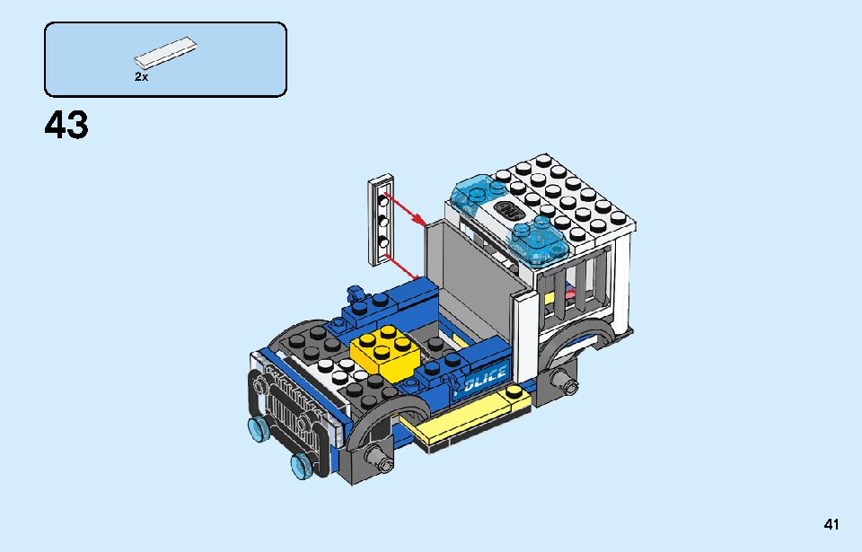 Police Station 60246 LEGO information LEGO instructions 41 page