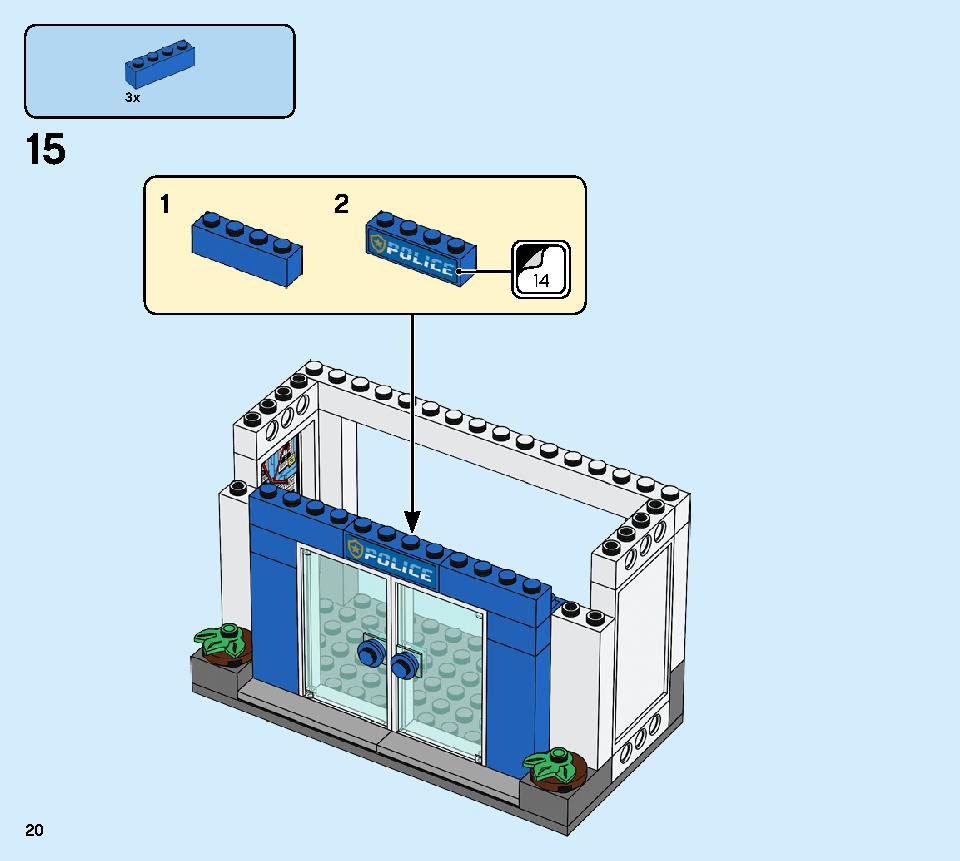 Police Station 60246 LEGO information LEGO instructions 20 page