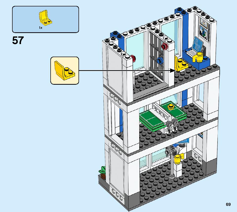 Police Station 60246 LEGO information LEGO instructions 69 page