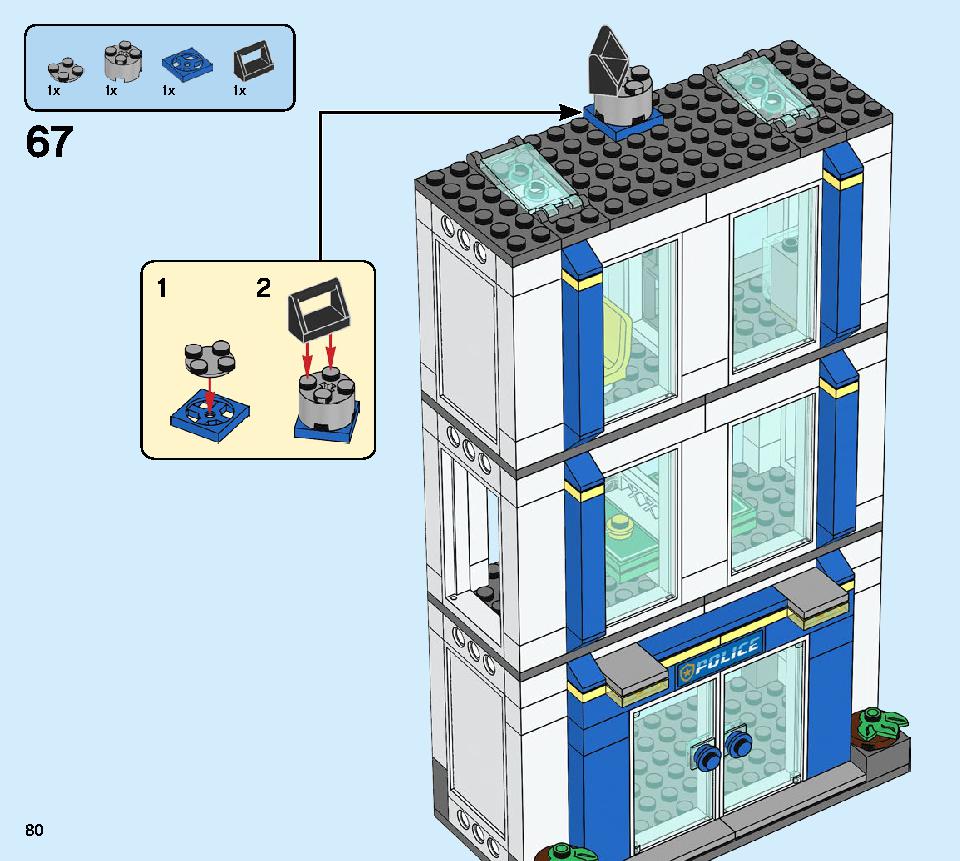 Police Station 60246 LEGO information LEGO instructions 80 page