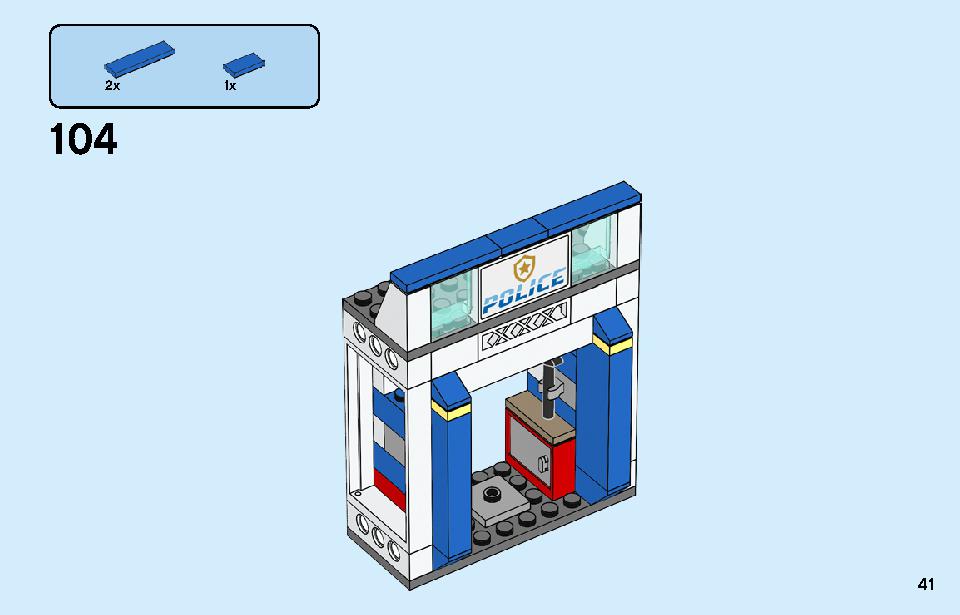 Police Station 60246 LEGO information LEGO instructions 41 page