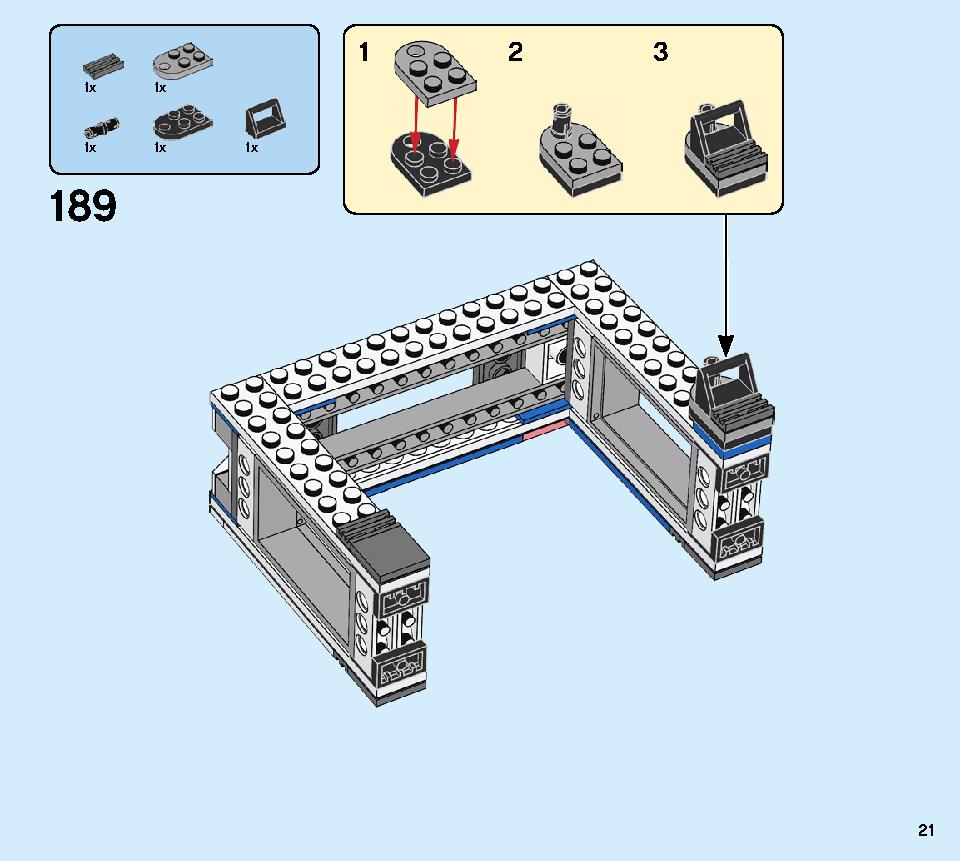 Police Station 60246 LEGO information LEGO instructions 21 page