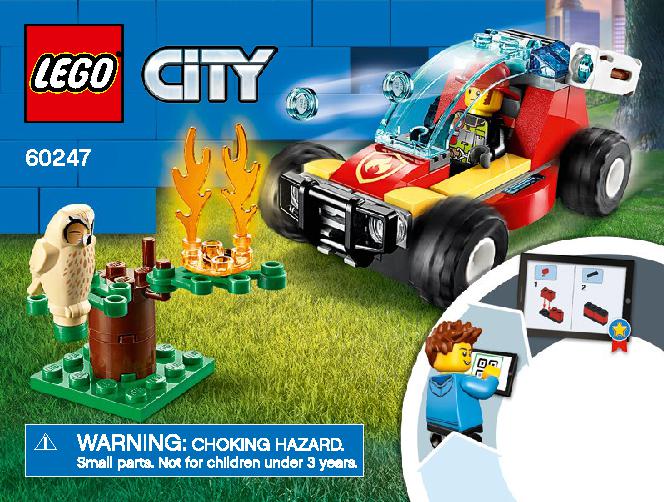 Forest Fire 60247 LEGO information LEGO instructions 1 page