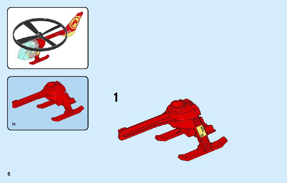 Fire Helicopter Response 60248 LEGO information LEGO instructions 6 page