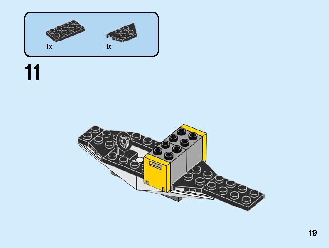 Mail Plane 60250 LEGO information LEGO instructions 19 page