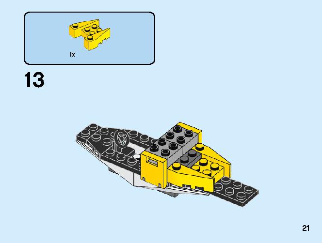 Mail Plane 60250 LEGO information LEGO instructions 21 page