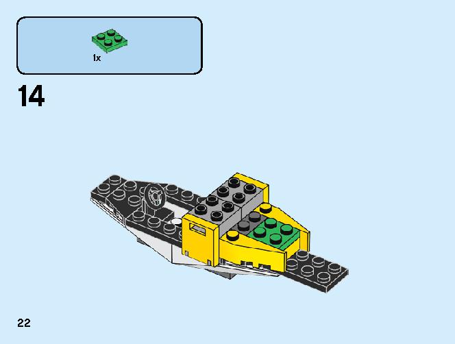 Mail Plane 60250 LEGO information LEGO instructions 22 page