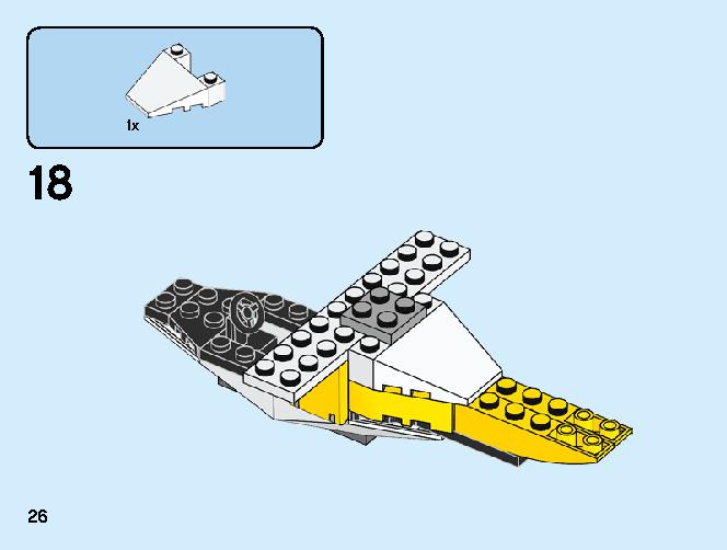 Mail Plane 60250 LEGO information LEGO instructions 26 page