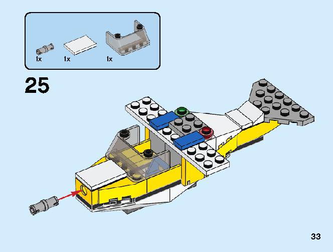 Mail Plane 60250 LEGO information LEGO instructions 33 page